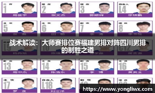 战术解读：大师赛排位赛福建男排对阵四川男排的制胜之道